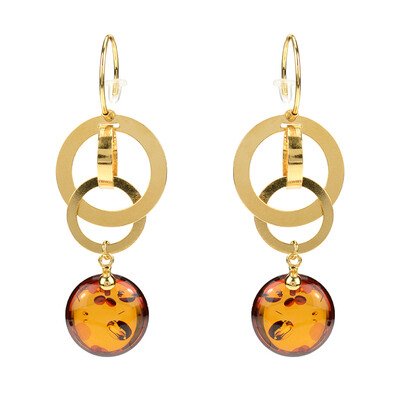 Baltic Amber Silver Earrings (dagen)