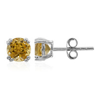 Citrine Silver Earrings