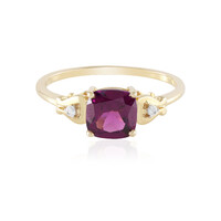 9K Magenta Garnet Gold Ring