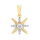 14K IF (D) Diamond Gold Pendant (Annette)