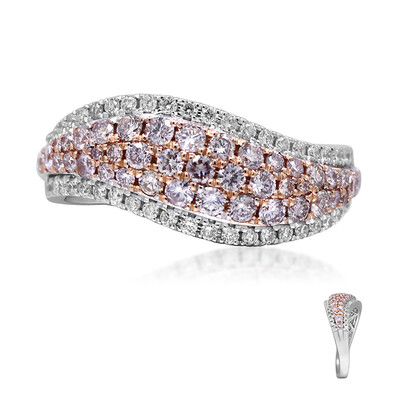 14K I1 Pink Diamond Gold Ring (CIRARI)