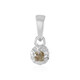 I2 Champagne Diamond Silver Pendant