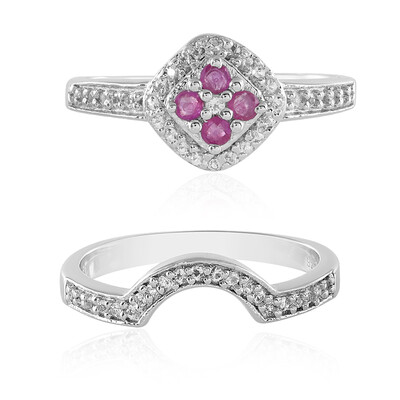 Ruby Silver Ring