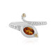 Madeira Citrine Silver Ring (Granulieren)