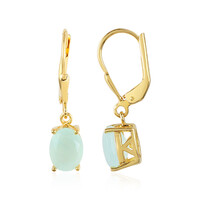 Paraiba Opal Silver Earrings