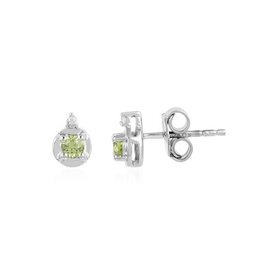 Peridot Silver Earrings