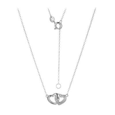 I3 (H) Diamond Silver Necklace