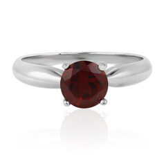 Mozambique Garnet Silver Ring