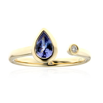 10K AAA Tanzanite Gold Ring