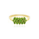 Russian Diopside Silver Ring