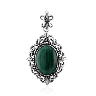 Malachite Silver Pendant (Art of Nature)