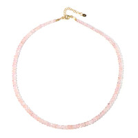 Madagascan Morganite Silver Necklace