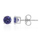 10K AAA Tanzanite Gold Earrings