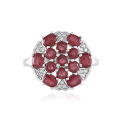 Madagascar Ruby Silver Ring