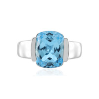 Sky Blue Topaz Silver Ring