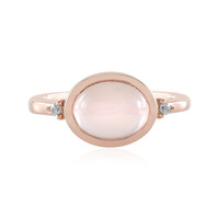 Rose Quartz Silver Ring