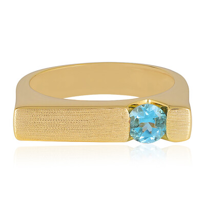 Swiss Blue Topaz Silver Ring