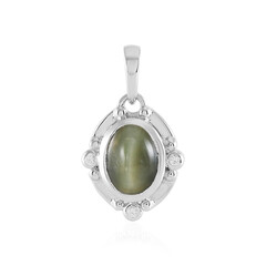 Cat's Eye Quartz Silver Pendant