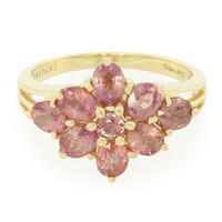 18K Unheated Padparadscha Sapphire Gold Ring (AMAYANI)