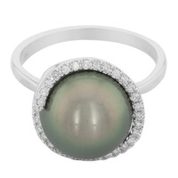 10K Tahitian Pearl Gold Ring