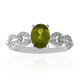 Burmese Peridot Silver Ring