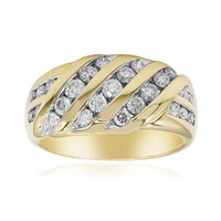 9K SI1 (G) Diamond Gold Ring