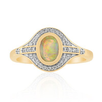 9K Lightning Ridge Crystal Black Opal Gold Ring (Mark Tremonti)