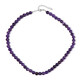 Amethyst Silver Necklace