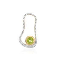 Arizona Peridot Silver Pendant