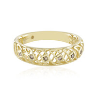 9K I2 Champagne Diamond Gold Ring (Ornaments by de Melo)