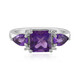 Siberian Amethyst Silver Ring