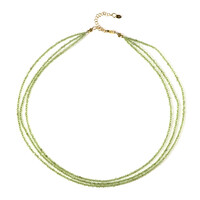 Peridot Silver Necklace