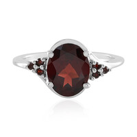 Mozambique Garnet Silver Ring