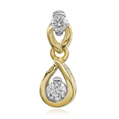 9K SI1 (G) Diamond Gold Pendant (Annette)