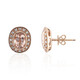 10K AAA Morganite Gold Earrings