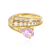 9K AAA Brazilian Kunzite Gold Ring (de Melo)