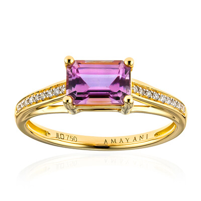 18K Pink Diaspore Gold Ring (AMAYANI)