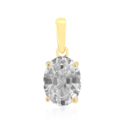 9K Zircon Gold Pendant