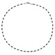 Black Spinel Silver Necklace