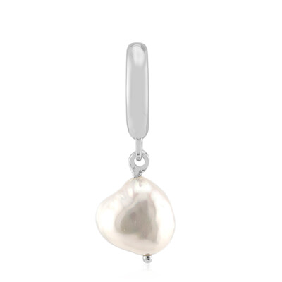 White Freshwater Pearl Silver Pendant (TPC)