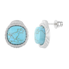 Turquoise Silver Earrings