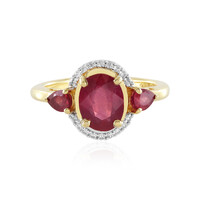 Madagascar Ruby Silver Ring