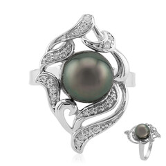 Tahitian Pearl Silver Ring (TPC)