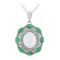 Welo Opal Silver Necklace