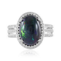 Mezezo Opal Silver Ring