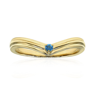 9K Hauynite Gold Ring