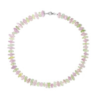 Kunzite Silver Necklace