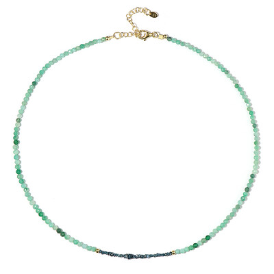 Brazilian Emerald Silver Necklace