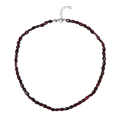 Rhodolite Silver Necklace