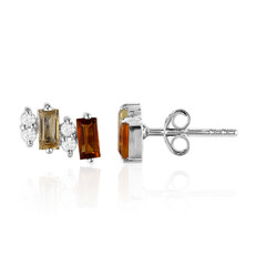 Citrine Silver Earrings